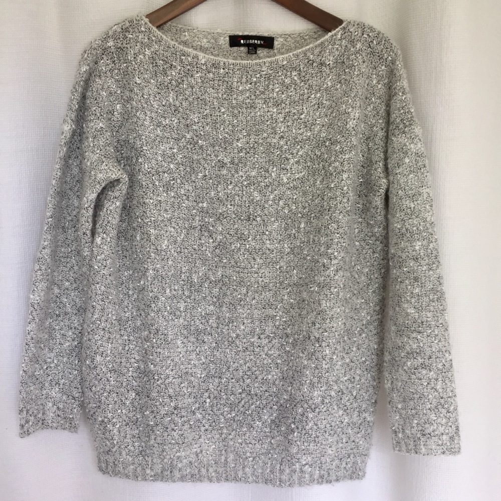 M/L Gray Boatneck Sweater from Need Supply Co.